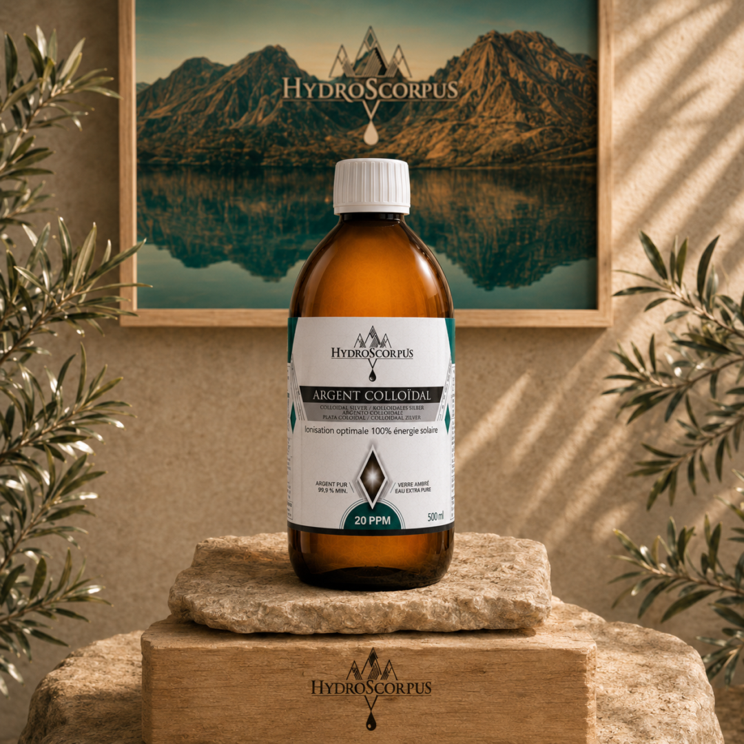 Bouteille d’argent colloïdal 20PPM