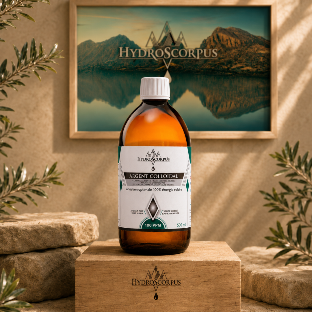 Bouteille d’argent colloïdal 100PPM