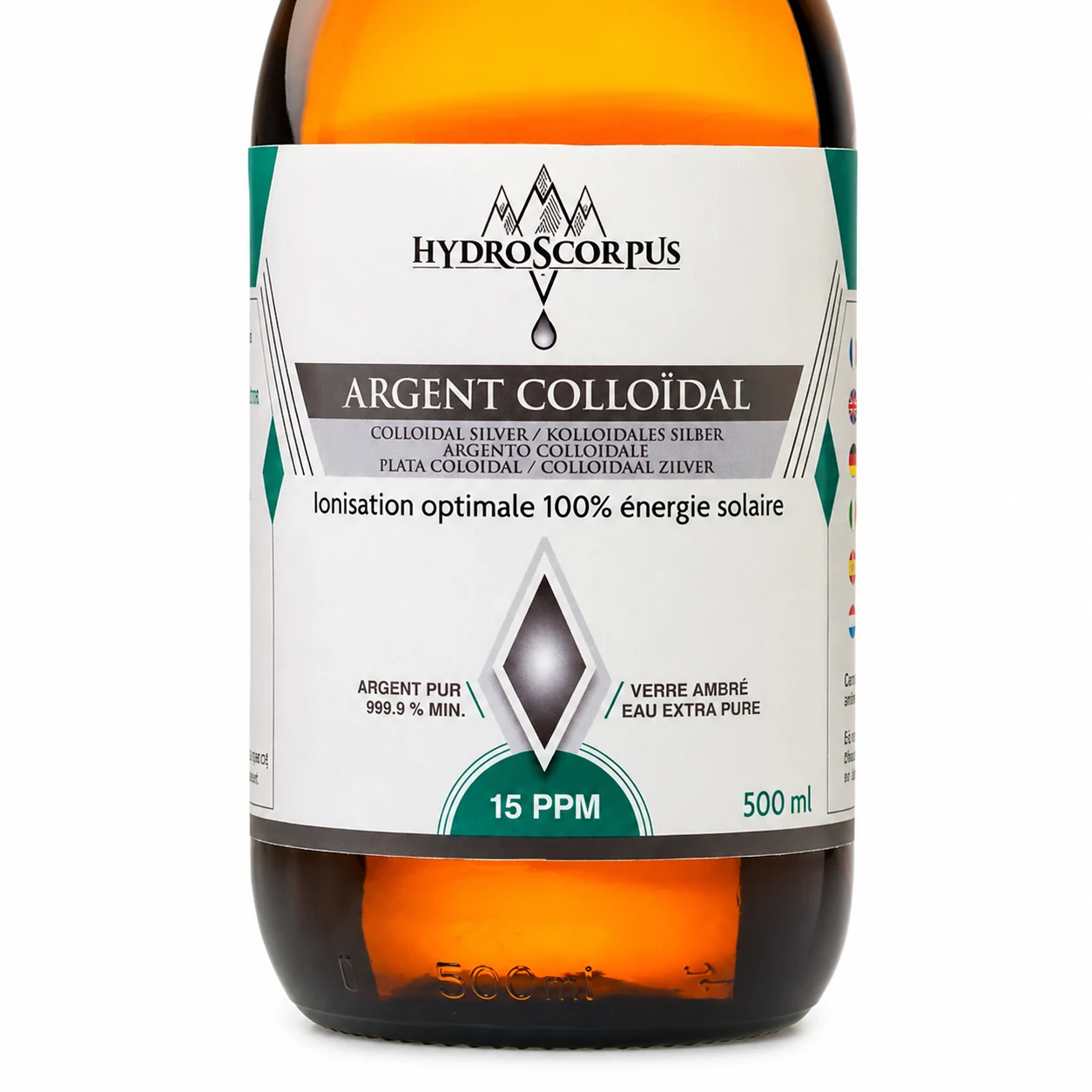 Bouteille d’argent colloïdal 15 PPM – Image 4